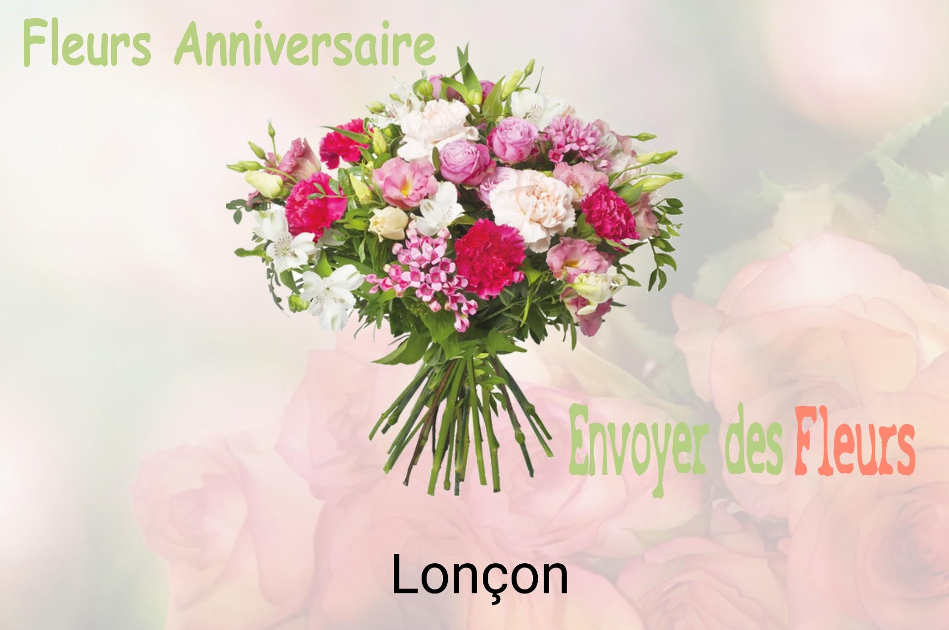 Bouquet de fleurs d’anniversaire livré à Lonçon